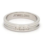 Load image into Gallery viewer, Designer Platinum Wedding Bands with Diamonds JL PT 239
