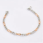 Load image into Gallery viewer, Designer Sachin Bracelet in Platinum &amp; Rose Gold for Men JL PTB 693
