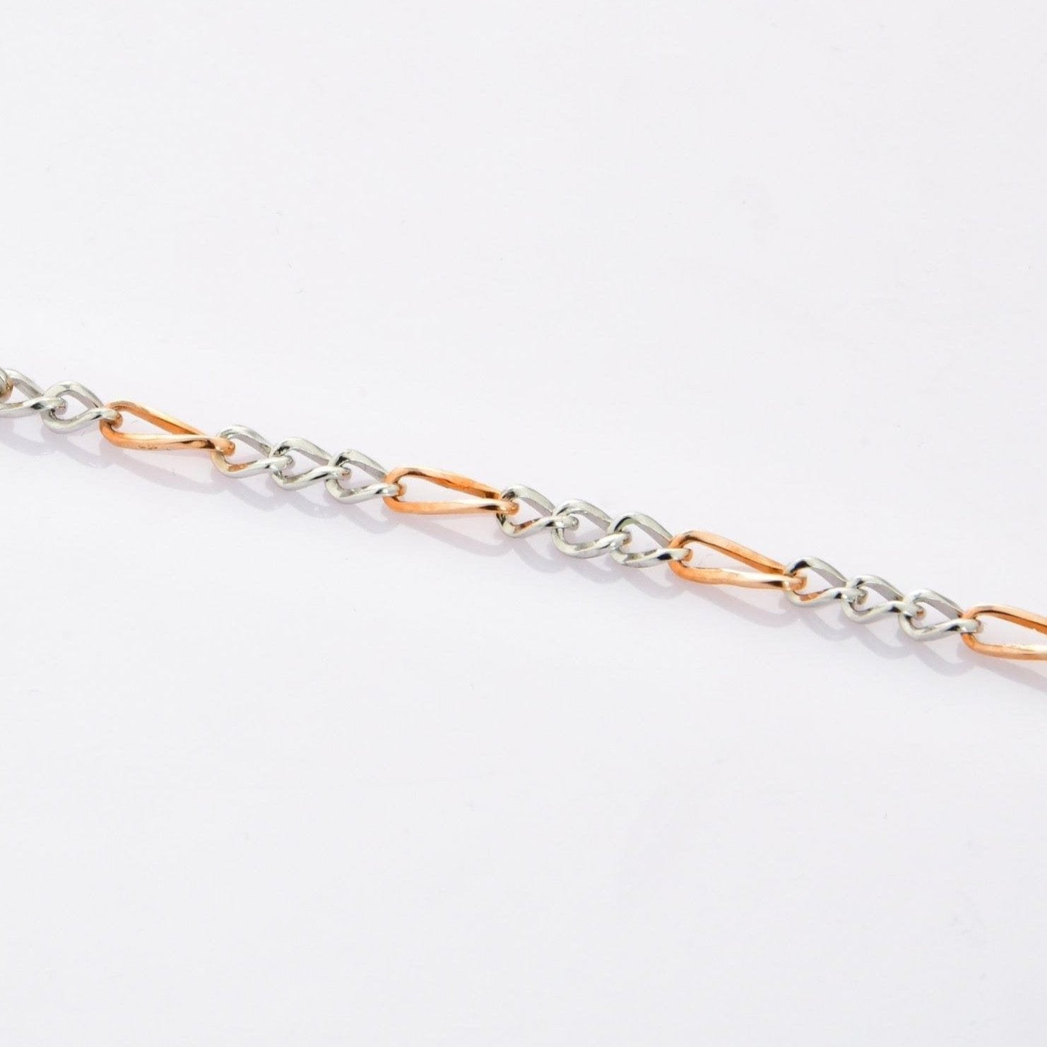 Designer Sachin Bracelet in Platinum & Rose Gold for Men JL PTB 693