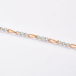 Load image into Gallery viewer, Designer Sachin Bracelet in Platinum &amp; Rose Gold for Men JL PTB 693
