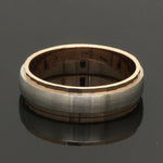 Load image into Gallery viewer, Designer Single Diamond Platinum Love Bands Rose Gold Base JL PT 655
