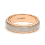 Load image into Gallery viewer, Designer Single Diamond Platinum Love Bands Rose Gold Base JL PT 655
