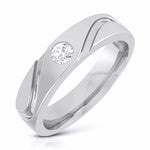 Load image into Gallery viewer, Designer Solitaire Platinum Couple Rings JL PT 583
