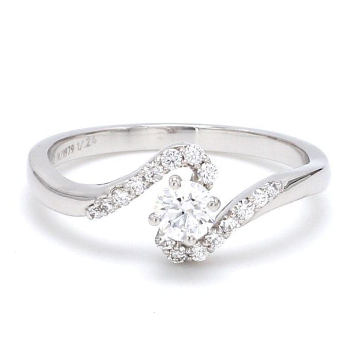 Designer Solitaire Platinum Couple Rings JL PT 583