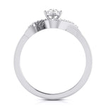 Load image into Gallery viewer, Designer Solitaire Platinum Couple Rings JL PT 583
