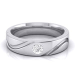 Load image into Gallery viewer, Designer Solitaire Platinum Couple Rings JL PT 583
