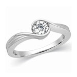 Load image into Gallery viewer, Designer Solitaire Platinum Ring for Women JL PT 314
