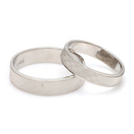 Load image into Gallery viewer, Designer Textured Platinum Couple Rings JL PT 1109
