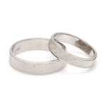 Load image into Gallery viewer, Designer Textured Platinum Couple Rings JL PT 1109
