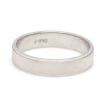 Load image into Gallery viewer, Designer Textured Platinum Couple Rings JL PT 1109
