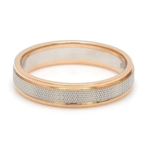 Designer Unisex Platinum & Rose Gold Couple Rings JL PT 1121