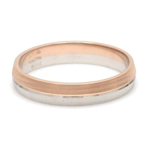 Designer Unisex Platinum & Rose Gold Couple Rings JL PT 1150