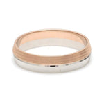 Load image into Gallery viewer, Designer Unisex Platinum &amp; Rose Gold Couple Rings JL PT 1150
