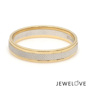 Designer Unisex Platinum & Yellow Gold Couple Rings JL PT 1121-A