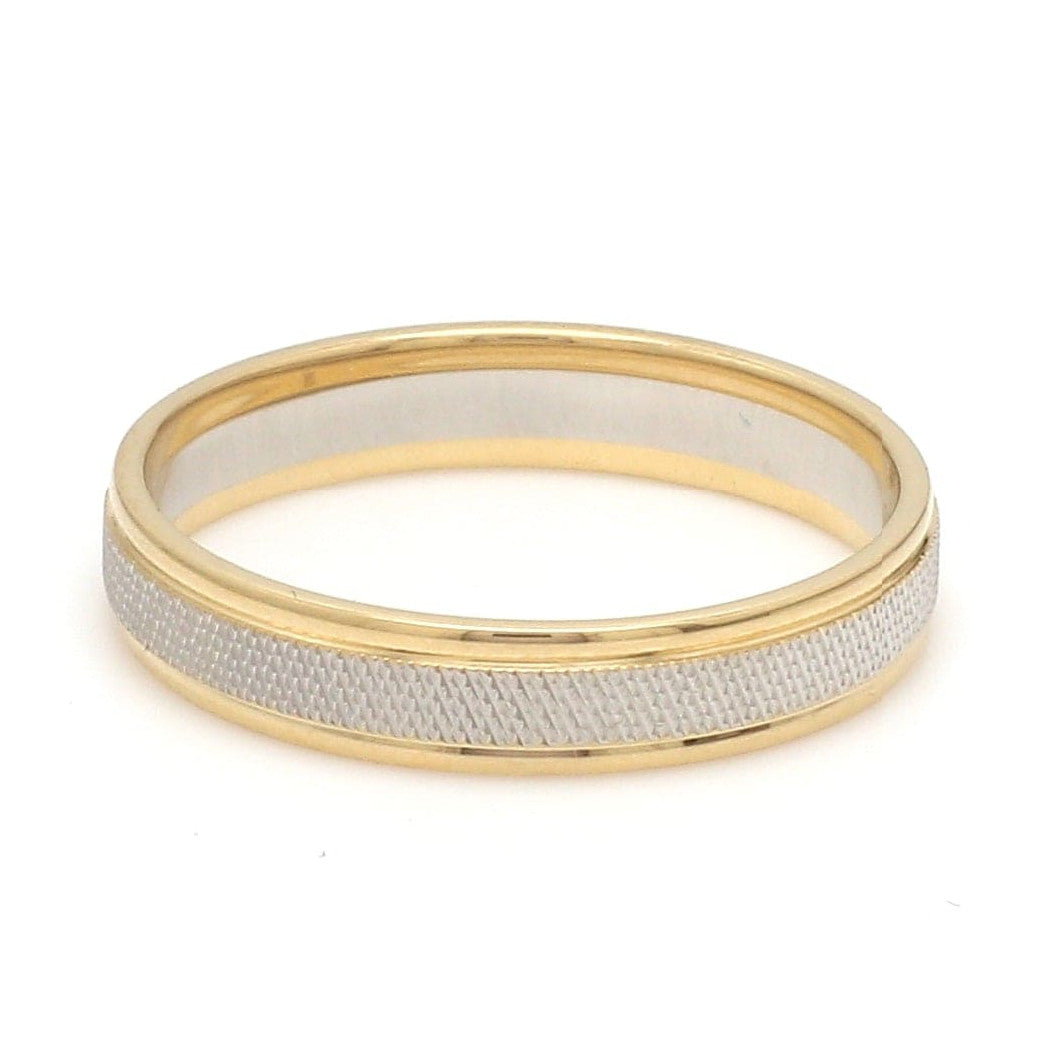 Designer Unisex Platinum & Yellow Gold Couple Rings JL PT 1121-A