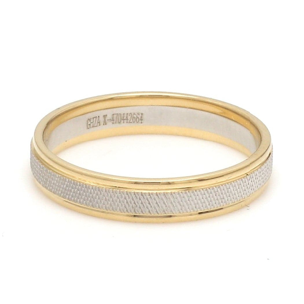 Designer Unisex Platinum & Yellow Gold Couple Rings JL PT 1121-A