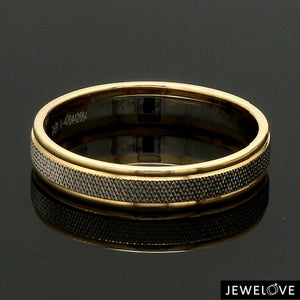 Designer Unisex Platinum & Yellow Gold Couple Rings JL PT 1121-A