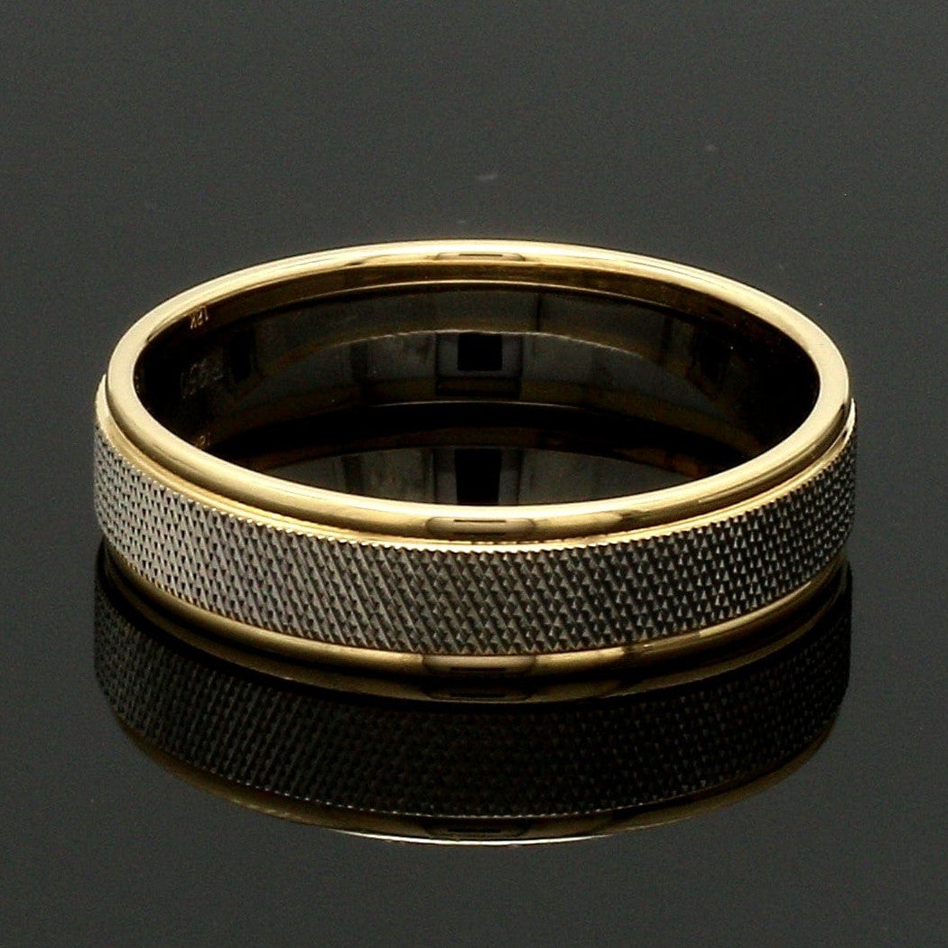 Designer Unisex Platinum & Yellow Gold Couple Rings JL PT 1121-A