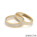 Load image into Gallery viewer, Designer Unisex Platinum &amp; Yellow Gold Couple Rings JL PT 1121-A
