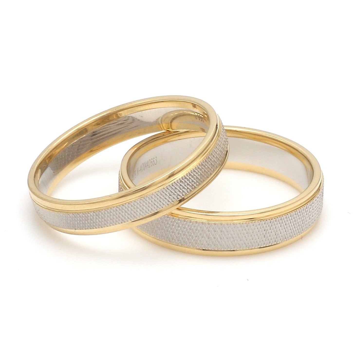 Designer Unisex Platinum & Yellow Gold Couple Rings JL PT 1121-A