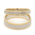 Load image into Gallery viewer, Designer Unisex Platinum &amp; Yellow Gold Couple Rings JL PT 1121-A
