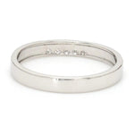 Load image into Gallery viewer, Designers Platinum Love Bands wth Hexagonal Grooves &amp; Diamonds JL PT 427
