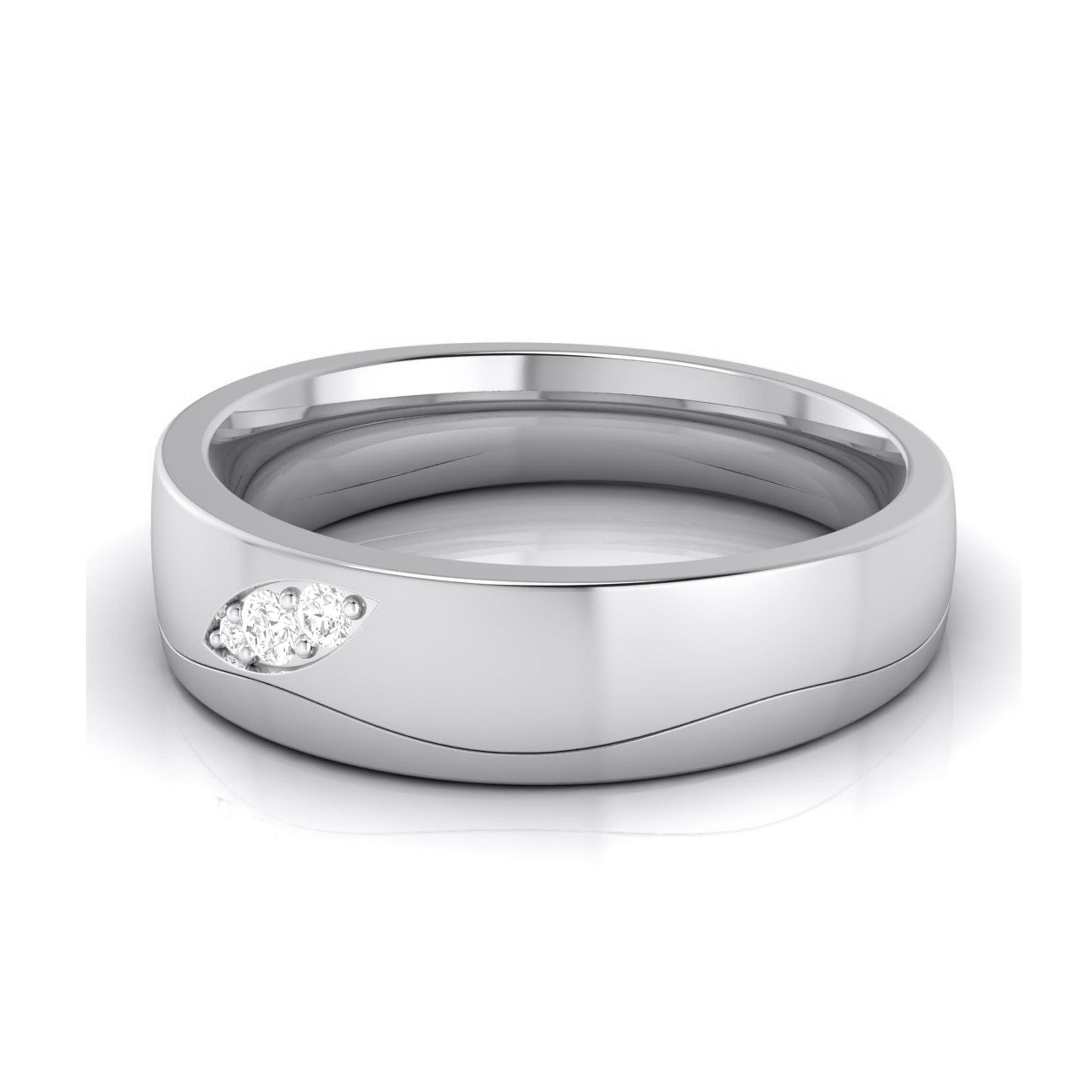 Diamond Platinum Love Bands JL PT R-8040