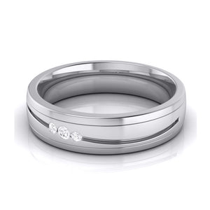 Diamond Platinum Love Bands JL PT R-8042