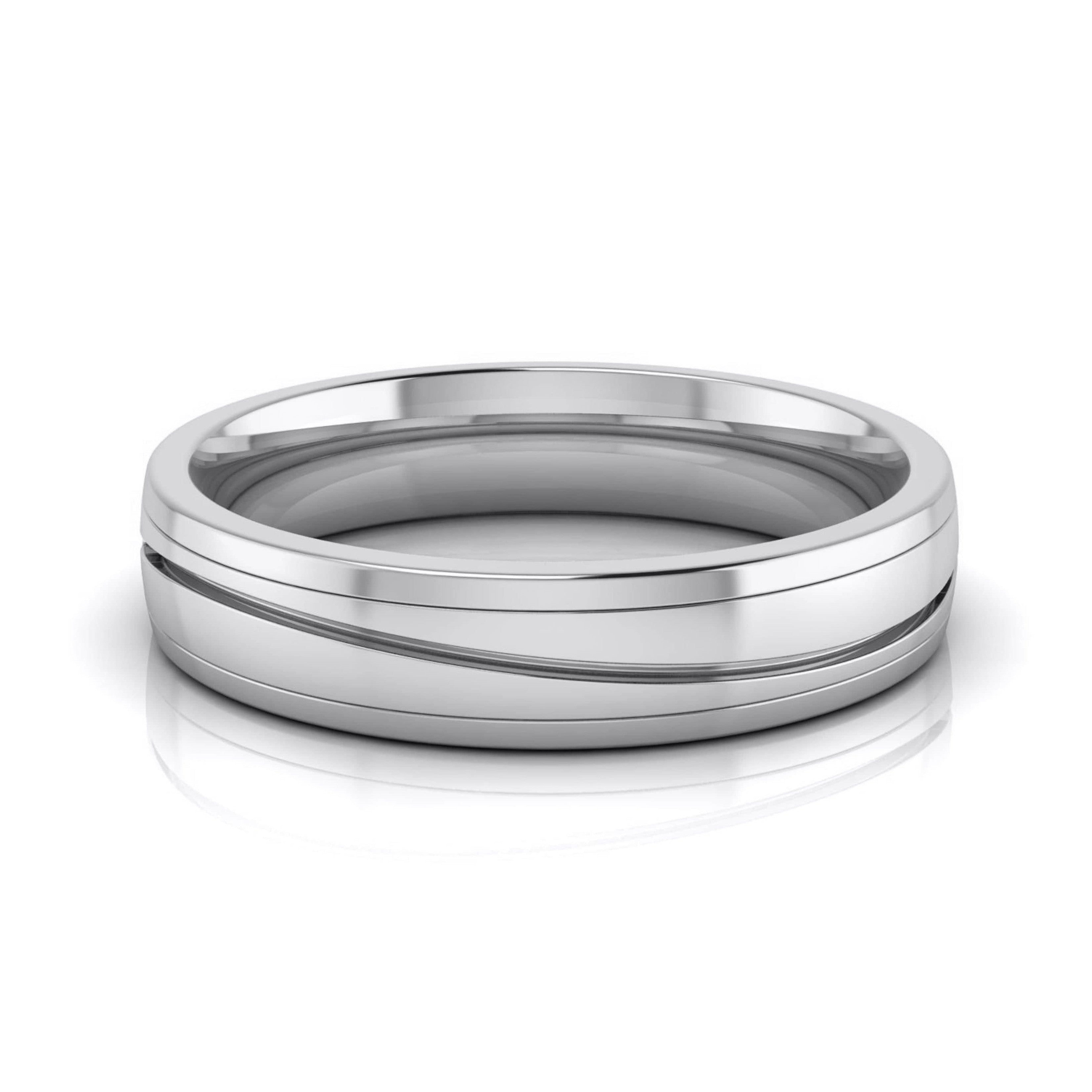 Diamond Platinum Love Bands JL PT R-8042