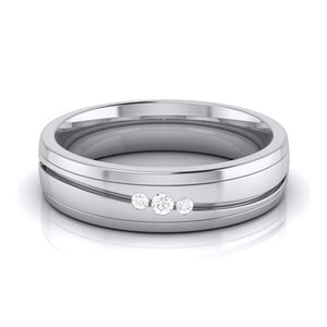 Diamond Platinum Love Bands JL PT R-8042