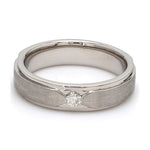 Load image into Gallery viewer, Elegant Platinum Love Bands with Matte Finish JL PT 529
