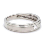 Load image into Gallery viewer, Elegant Platinum Love Bands with Matte Finish JL PT 529
