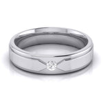 Load image into Gallery viewer, Elegant Platinum Love Bands with Matte Finish JL PT 529
