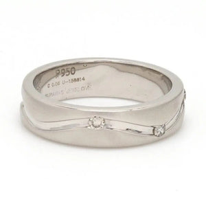 Elegant Platinum Wedding Bands JL PT 130