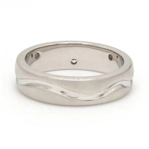 Elegant Platinum Wedding Bands JL PT 130