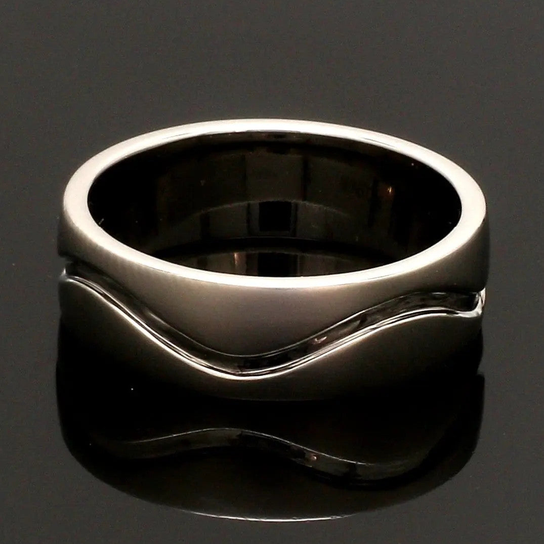 Elegant Platinum Wedding Bands JL PT 130