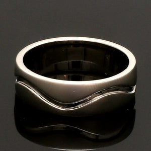 Elegant Platinum Wedding Bands JL PT 130