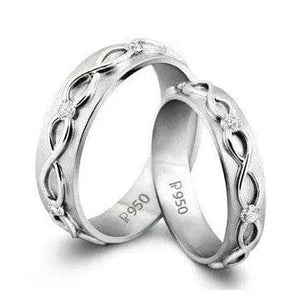 Eternity of Infinite Love Platinum Love Bands JL PT 218