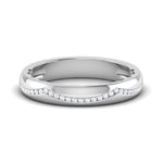 Load image into Gallery viewer, Half Eternity Platinum Wedding Band with Diamonds Ring JL PT 6768
