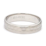 Load image into Gallery viewer, Hammer Finish Plain Platinum Band JL PT 681
