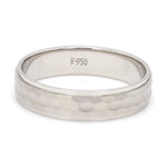 Load image into Gallery viewer, Hammer Finish Plain Platinum Band JL PT 681
