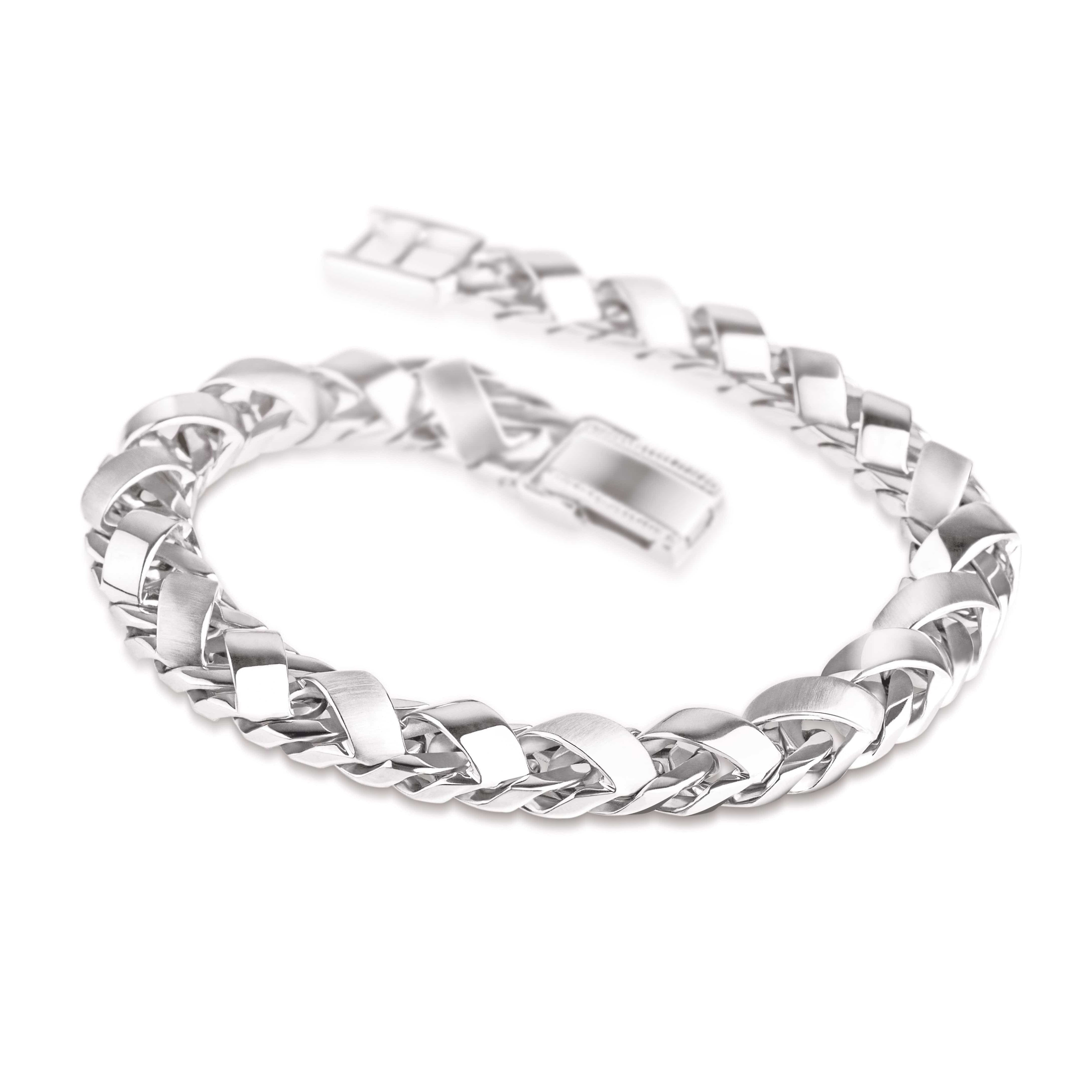 Heavy Platinum Bracelet for Men JL PTB 641