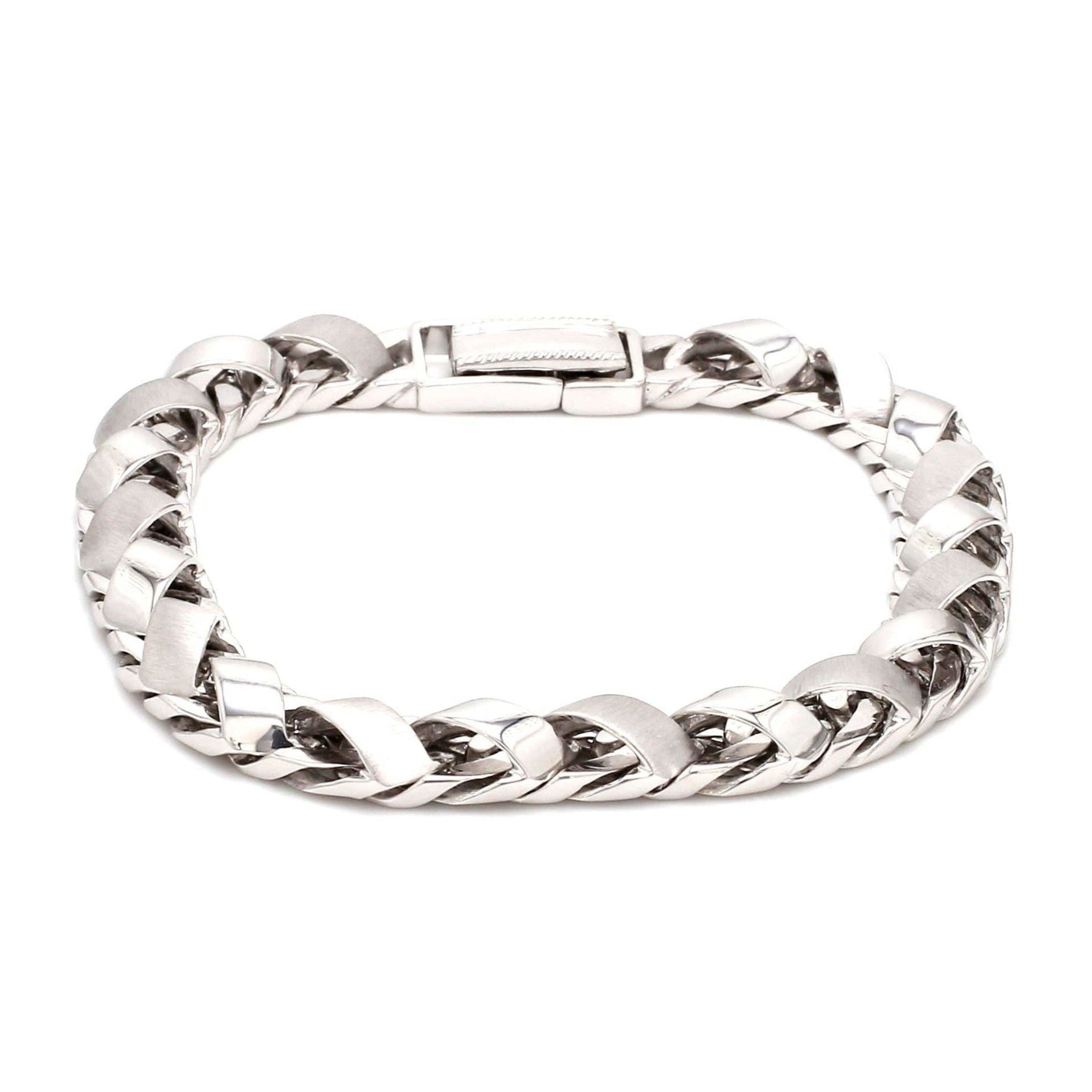 Heavy Platinum Bracelet for Men JL PTB 641