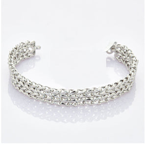 Heavy Platinum Bracelet for Men JL PTB 700