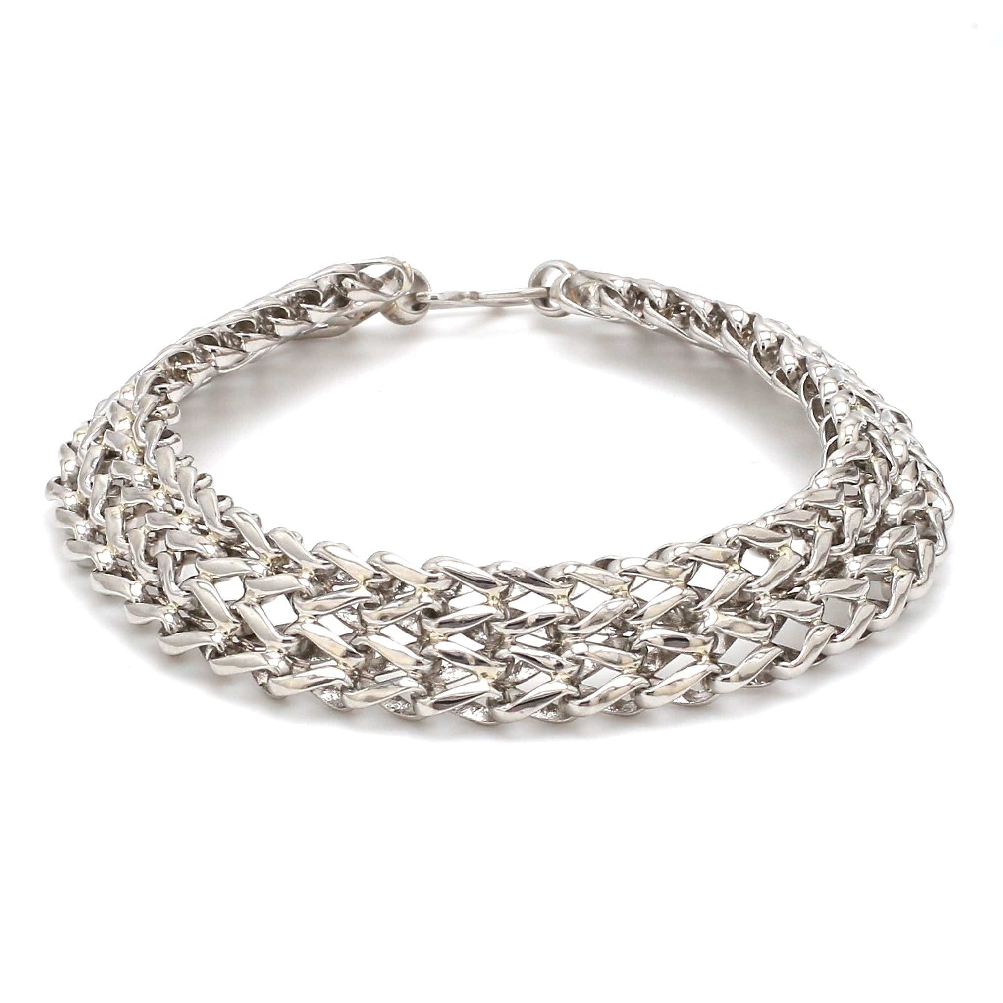 Heavy Platinum Bracelet for Men JL PTB 700