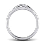 Load image into Gallery viewer, Infinity Plain Platinum Ring for Men JL PT 459
