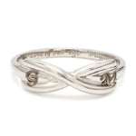 Load image into Gallery viewer, Infinity Plain Platinum Ring for Men JL PT 459
