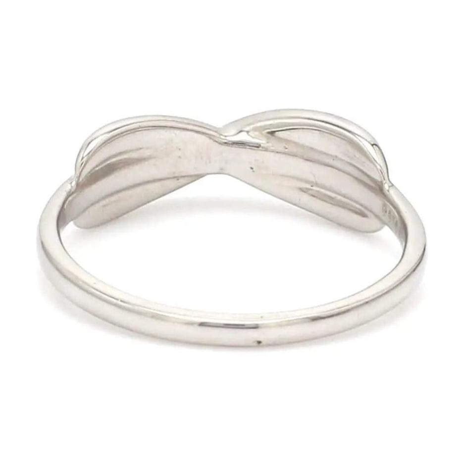 Infinity Plain Platinum Ring for Men JL PT 459