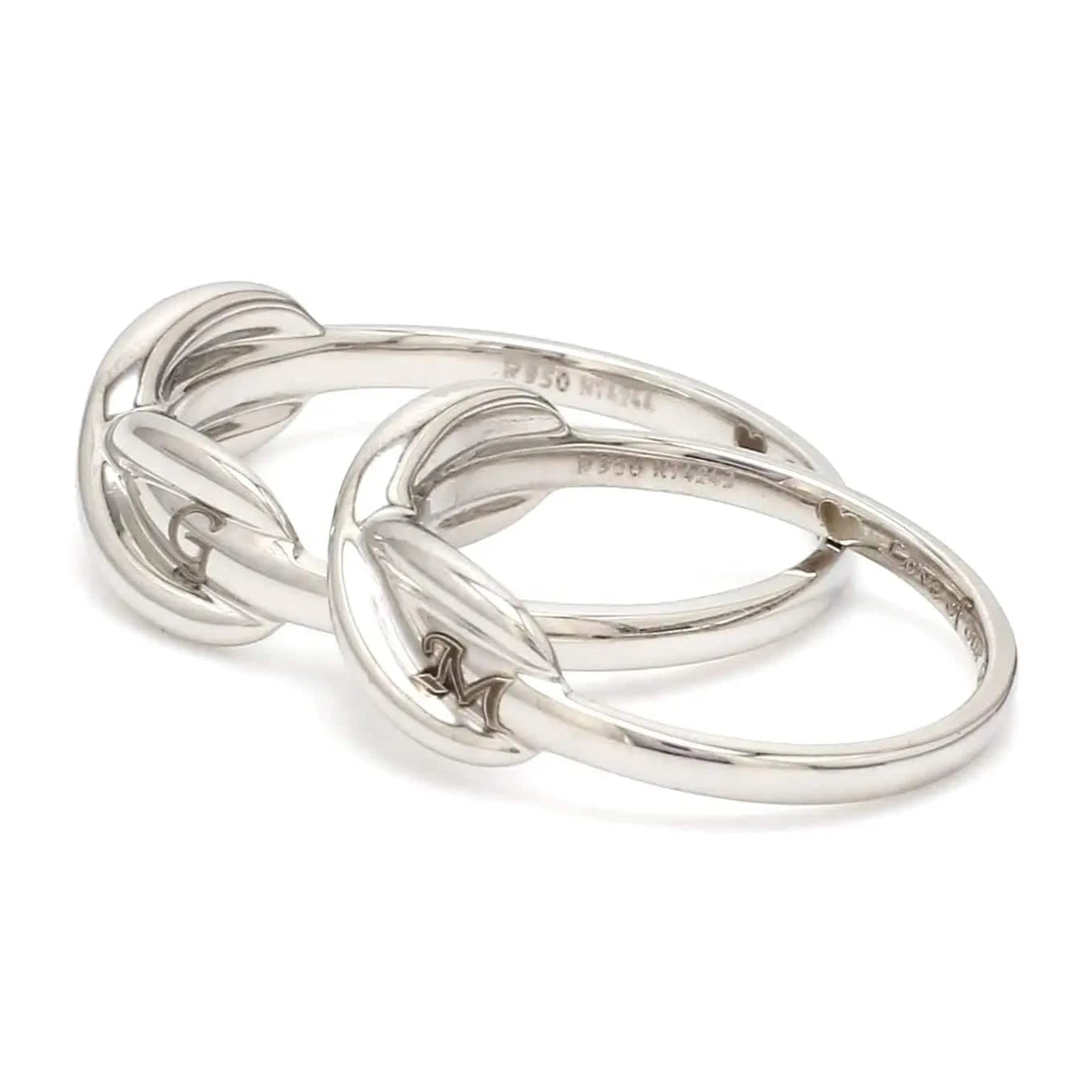 Infinity Plain Platinum Ring for Men JL PT 459