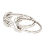 Load image into Gallery viewer, Infinity Plain Platinum Ring for Men JL PT 459
